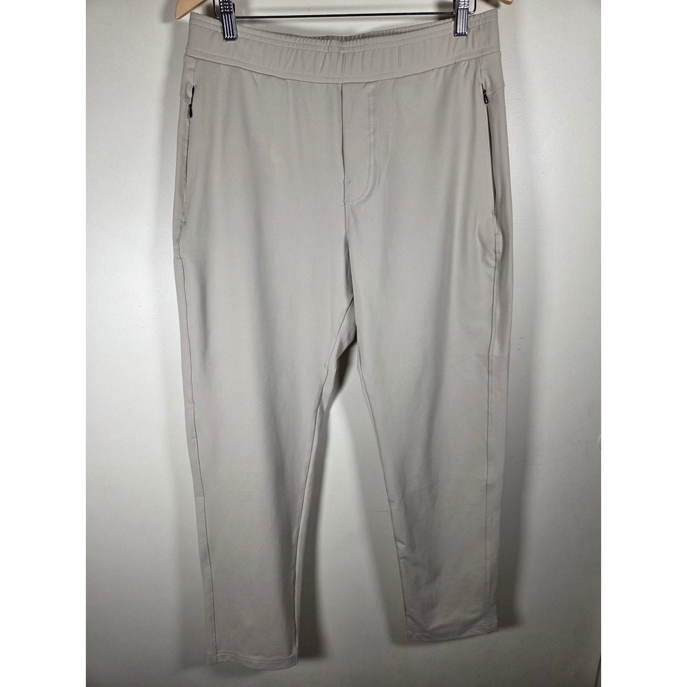 Public Rec All Day Every Day Pants Mens 34x32 Khaki Tan Jogger Tapered Chino